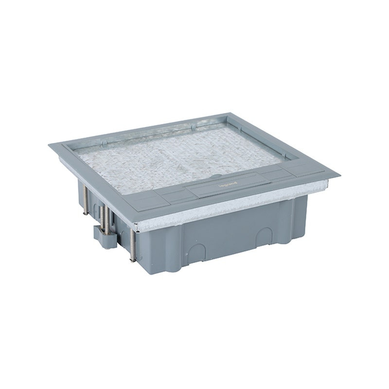 LEGRAND - Floor Box, 12 Modules, with Vertical Wiring Devices Supports