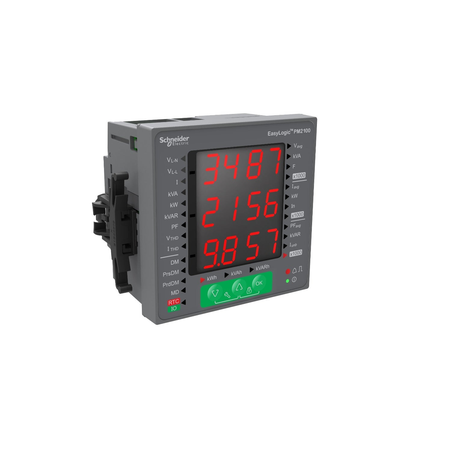 SCHNEIDER - Pm2110 Power & Energy Meter, Class 1 Up To 15Th H