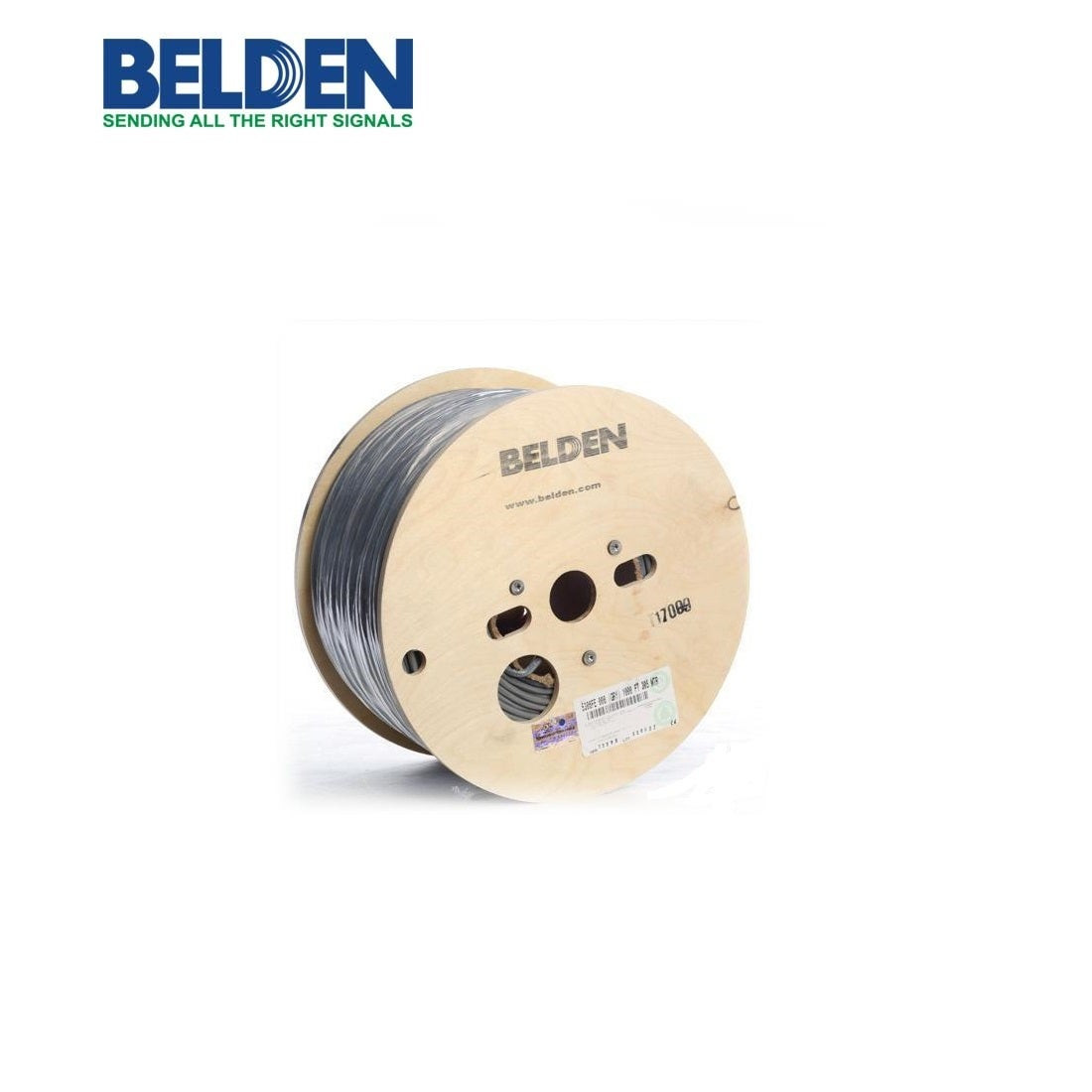 BELDEN - 8C*18 AWG Security Alarm Cmr CU/PP/FS/FR/PVC, Grey, 305 Meters/Roll