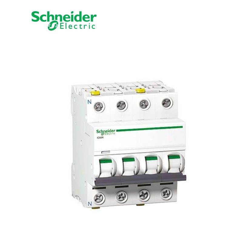 SCHNEIDER - MCB Breaker, Acti9 iC60H, 4P, 16A, D curve 