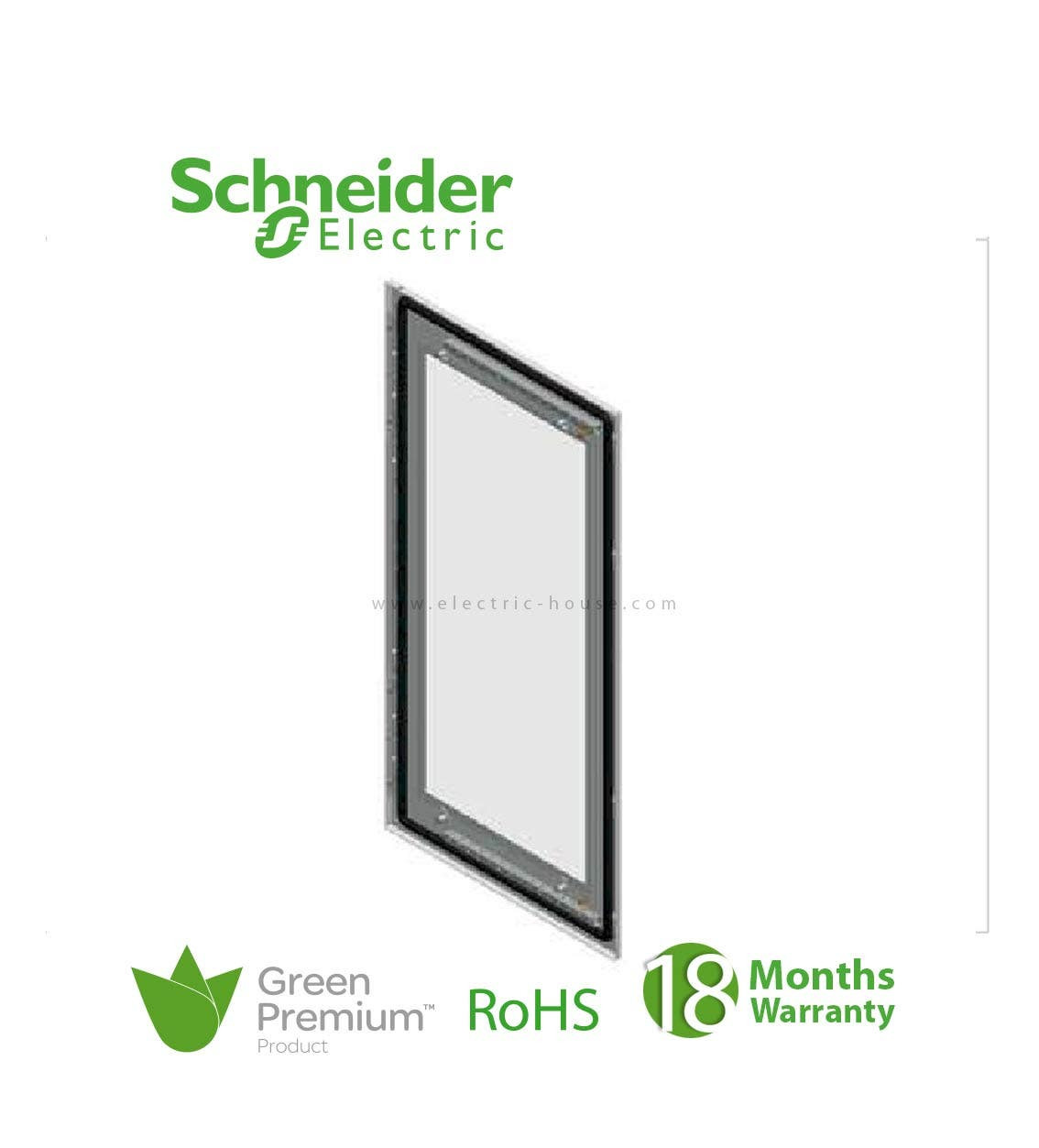 SCHNEIDER - Spacial SF Double Plain Doors, 2000 x 1000 mm
