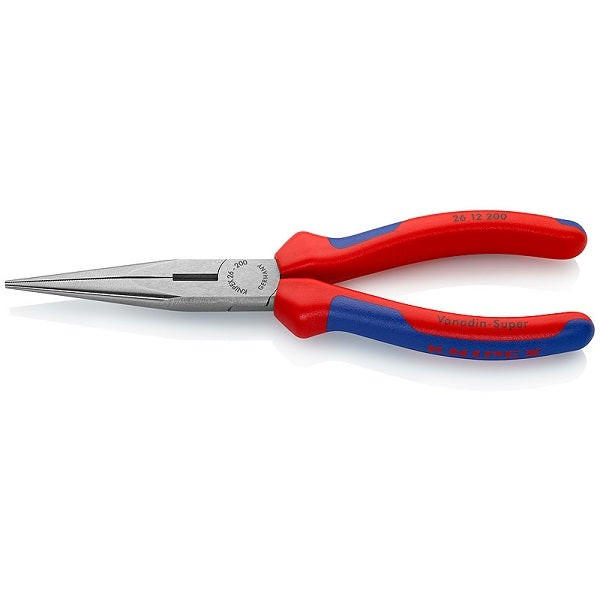 KNIPEX - Snipe Nose Side Cutting Pliers (Stork Beak Pliers), Black Atramentized, 200 mm