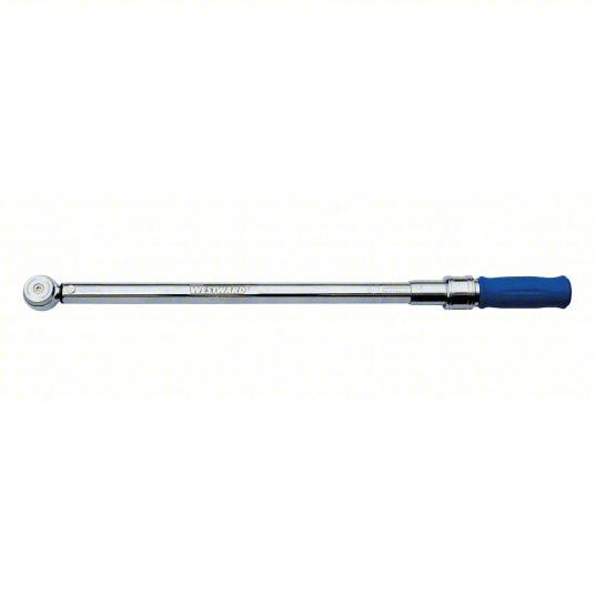 Micrometer Torque Wrench, Foot-Pound, Newton-Meter, Drive Size 1/2 inch