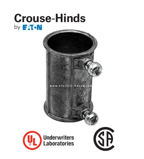 CROUSE HINDS - Coupling EMT Set-Screw Zinc Die Cast 1&1/2"