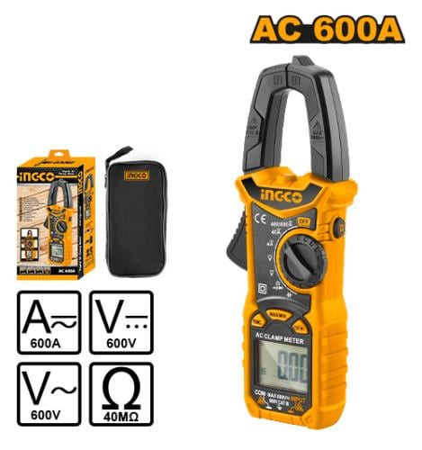Digital AC clamp meter 600V- 600A جهاز قياس رقمي كلامبميتر 600 فولت 600 امبير