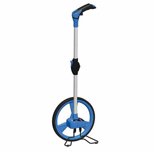 Measuring Wheel, Single Wheel, 35 35/64 in Wheel Circumference, 12 11/16 in Wheel Dia., ABS, ft/in