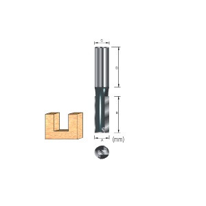 Straight Router Bit, 12 x 63.5mm