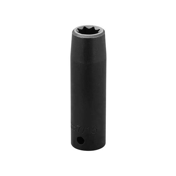 PROTO - 1/2" Drive Deep Impact Socket, 7/16", 8 Point
