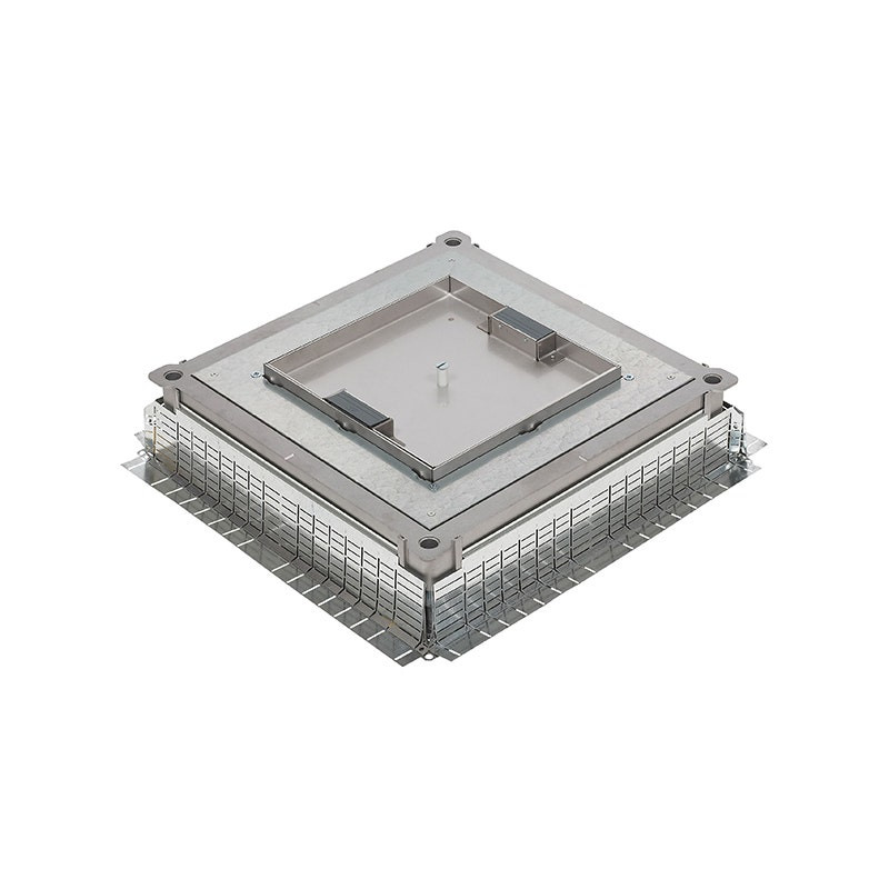 LEGRAND - Floor Box, 24 Modules, for Thick Wooden Floor, IP30, with 2 Lateral Cable Exits