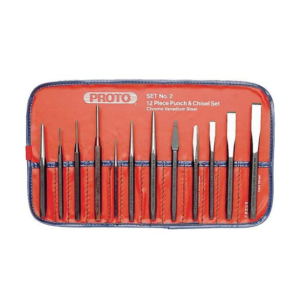 PROTO - Punch & Chisel Set, 12 Pieces