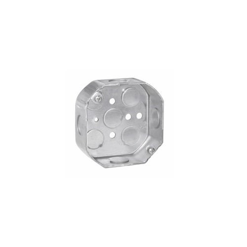 CROUSE HINDS - Octagonal Box 4" - 1&1/2" Deep - 1/2" 3/4" - KO, #TP278