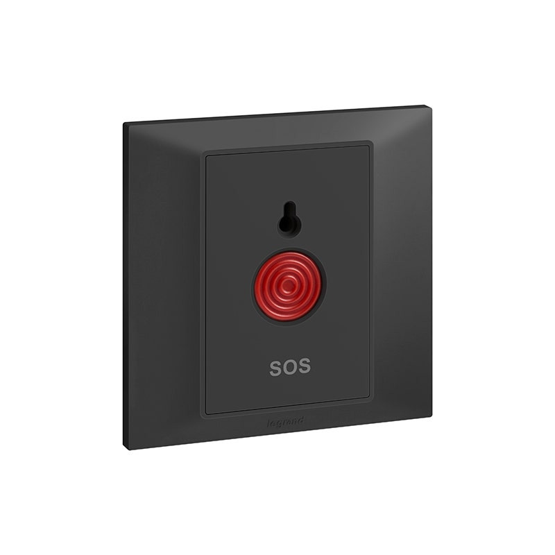 LEGRAND - Security Switch Belanko S, 1A, 250V, Anthracite