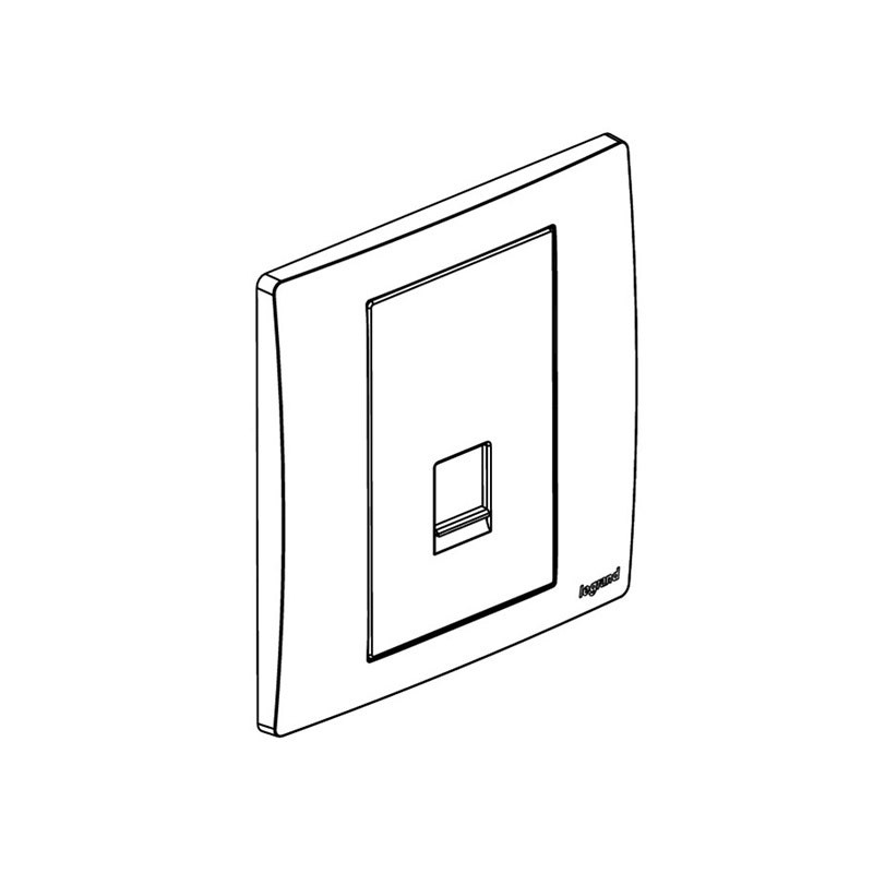 LEGRAND - Secondary Telephone Socket Outlet Mallia Senses, BS, 1 Gang, Champagne