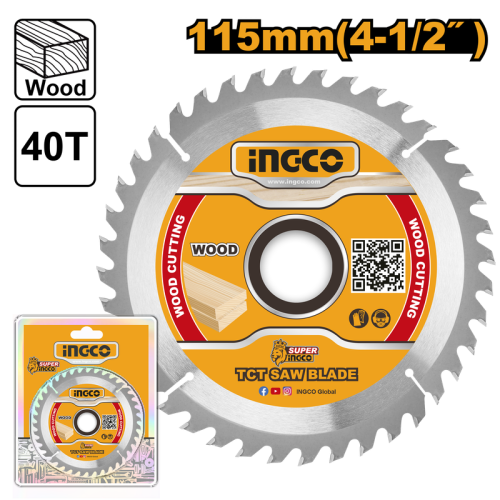 TCT saw blade wood Cutting115mm(4.5") 40T دسك خشب 4.5" 115 ملم