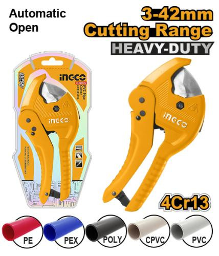 PVC pipe cutter auto-open 3-42mm مقص مواسير بلاستيك سوبر 42-3 مم