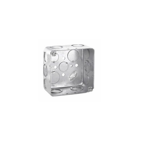 CROUSE HINDS - Square Box 4" - 2 1/8" Deep - 1/2" & 3/4" KO, #TP438