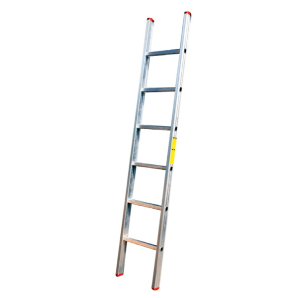 RHINO, Aluminium Straight Ladder - Height: 2.1Mtr - 6-Steps