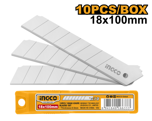 10 Pcs 18*100mm knife blades setشفرات طويلة 10 قطع