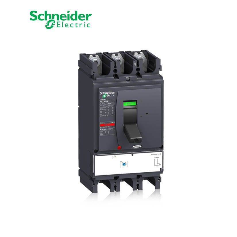 شنايدر - قاطع رئيسي 320 أمبير - ComPact NSX400F, 3P 3d, 36kA at 415 VAC, MicroLogic 1.3 M Trip Unit 320A