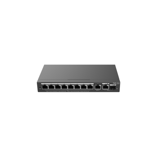 ROGIE Smart Gigabit PoE Switch - 10 Ports - Grey - RG-ES210GS-P