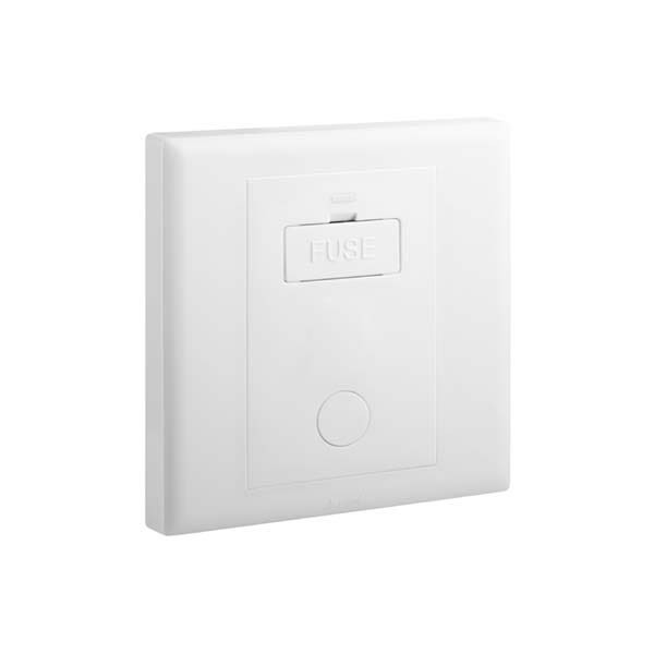 LEGRAND - Fused Connection Unit Eloe, 1 Gang, 13A, Unswitched + Cord Outlet, White