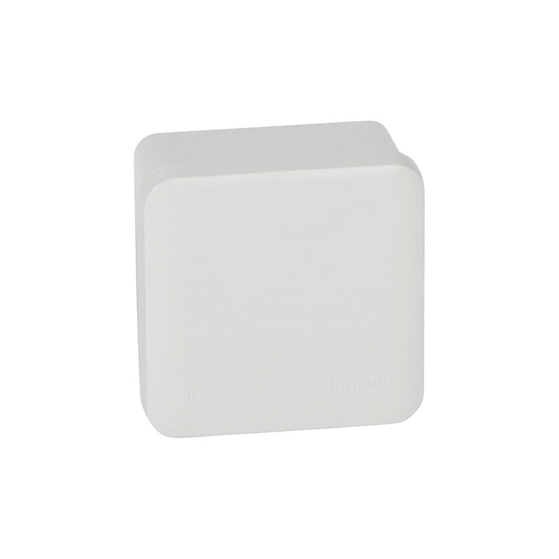 LEGRAND - Junction Box Plexo, IP55, IK07, 650°C, 80x80x45mm, Square, Smooth Face, Grey