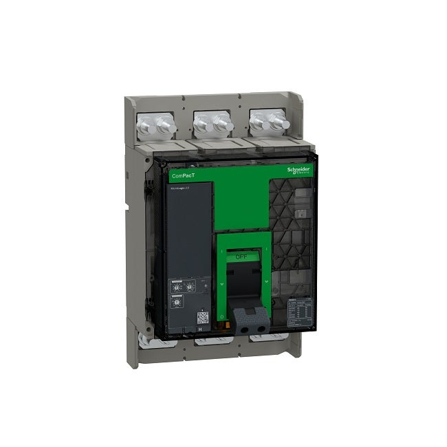 SCHNEIDER - Circuit Breaker, ComPacT NS800H, 70kA at 415VAC, 3P, Fixed, Manually Operated, MicroLogic 2.0 Control Unit, 800A