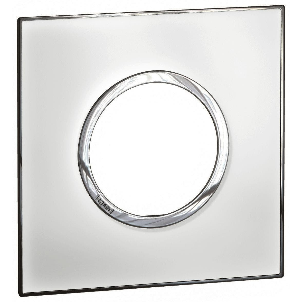 LEGRAND - Plate 2Mod Round BS, Mirror White Arteor