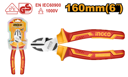 Insulated high leverage diagonal cutting pliers 6"زرادية قصافة معزولة 6 بوصة