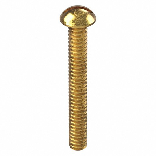 Mach Screw, Rnd, 10-32x1 1/2 L, PK100