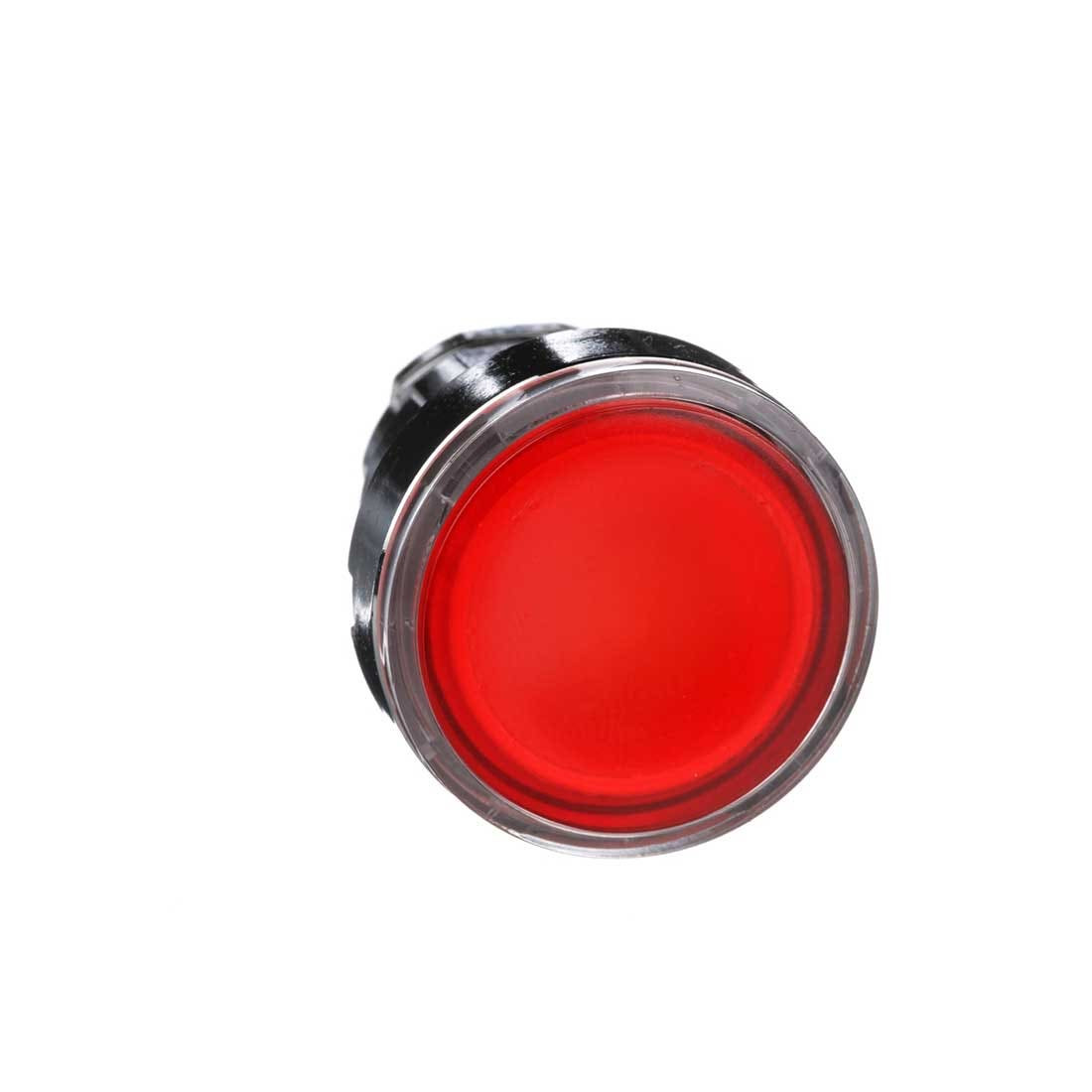 SCHNEIDER - Red Flush Illuminated Pushbutton Head ˜22 Spring Return For Integral Led