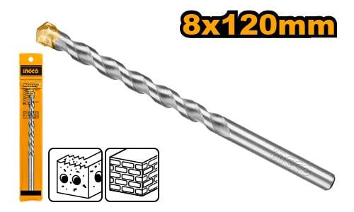 Concrete Masonry Drill Bit 8x120mm ريشة ثقب خرسانة فيديا 8 ملى *120