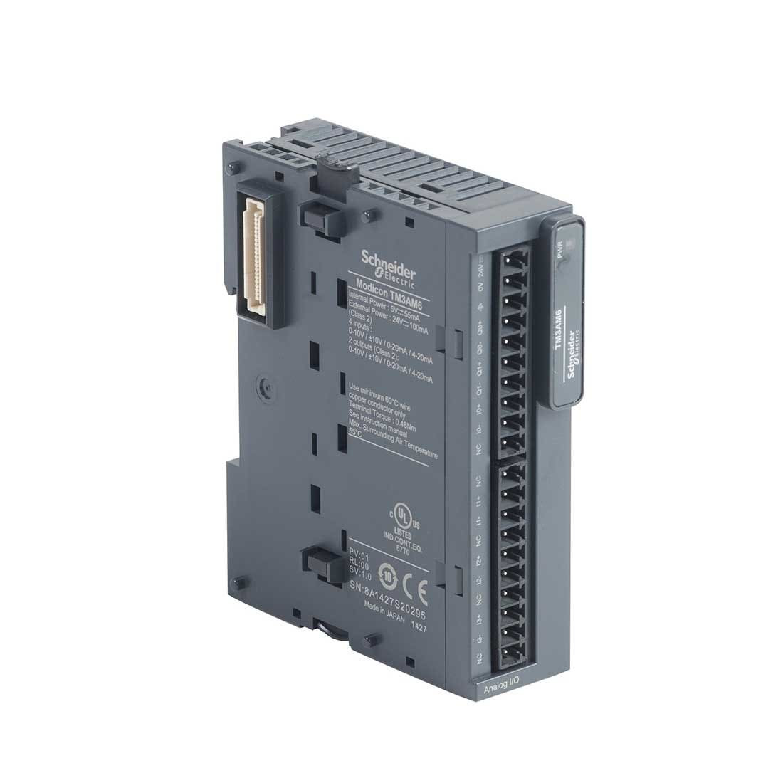 شنايدر - موديول - Module TM3 - 4 analog inputs and 2 analog outputs