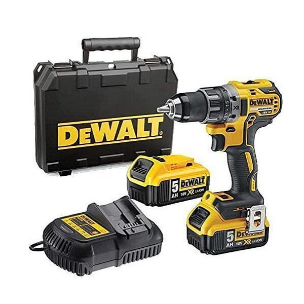 DEWALT - Cordless Compact Drill/Driver, Brushless, 13mm, 18V XR, 13mm, 5Ah