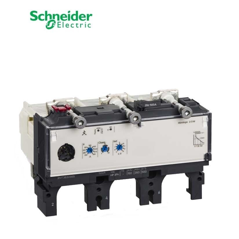 SCHNEIDER - Trip Unit Micrologic 2.3 M for ComPact NSX 400/630 Circuit Breakers, Electronic, 320A, 3P 3d