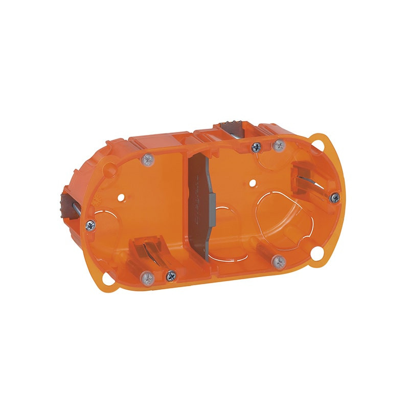 LEGRAND - Box Batibox, 2 Gang, Depth 40mm, Ø67mm, Multi-Material