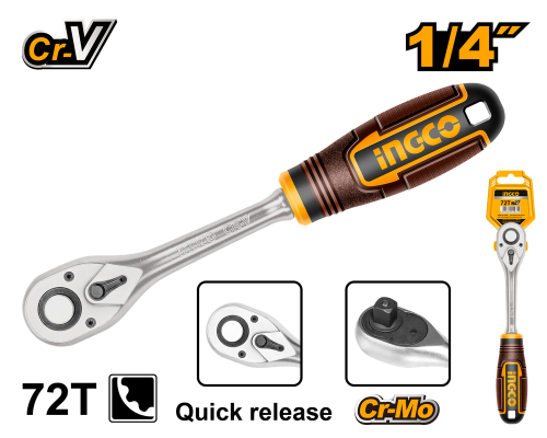 Ratchet handle 1/4" مفتاح صامولة سيستيم اتوماتيك 1/4 بوصة