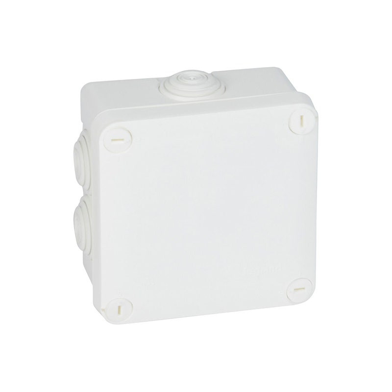 LEGRAND - Junction Box Plexo, 7 Glands, IP55, 105x105x55mm, White