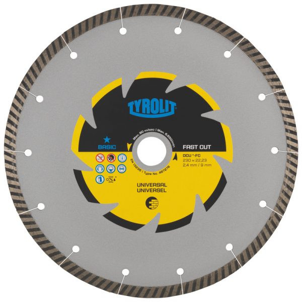 DIAMOND BLADE Universal Turbo FASTCUT, 4