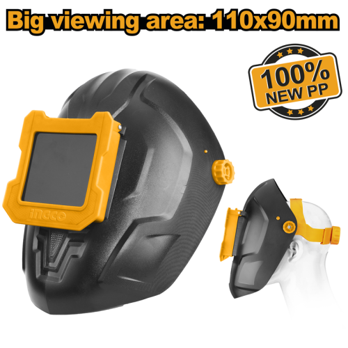 Welding mask Glass size:110*90*3mm ماسك لحام اسود متحرك مقاس الزاجاجة
