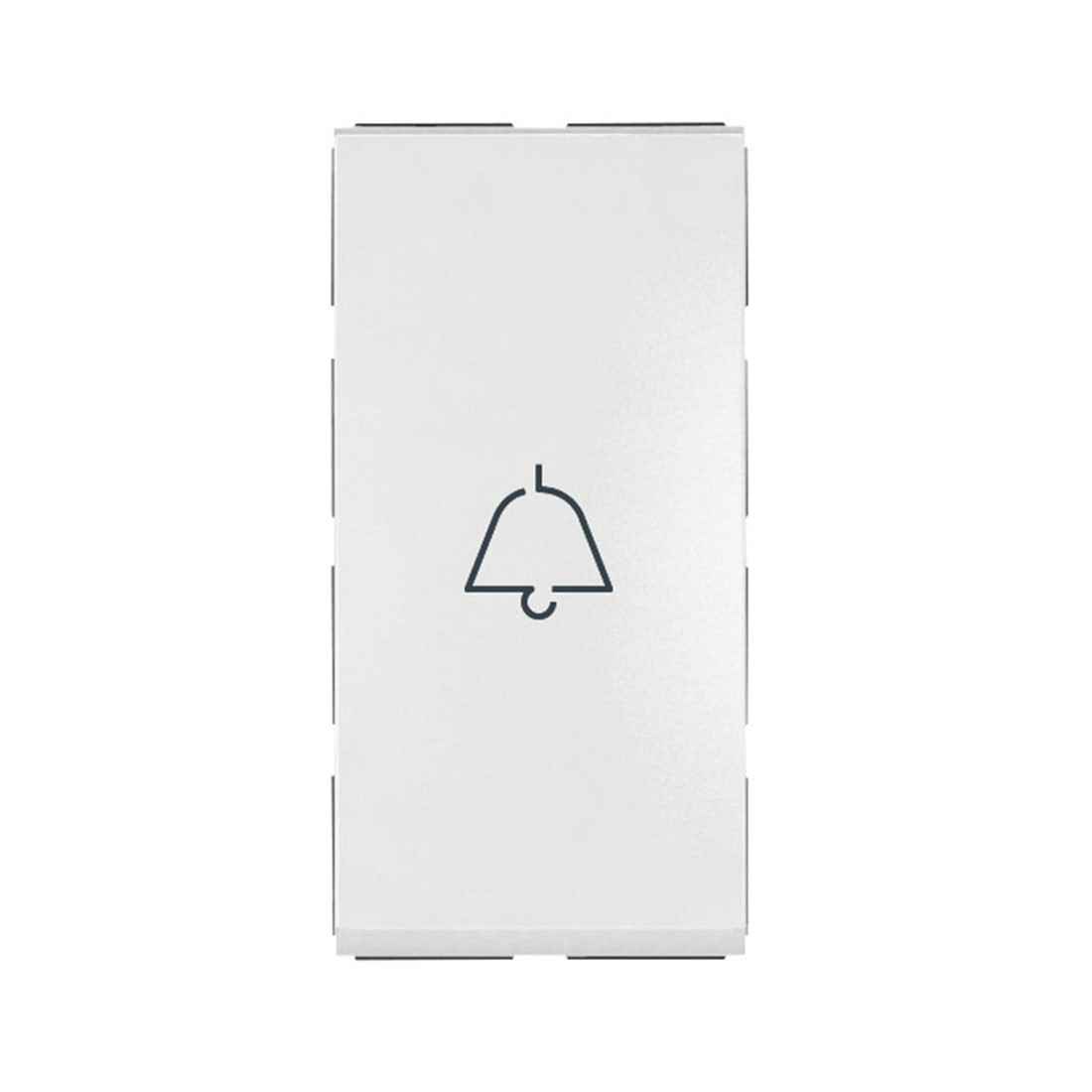 LEGRAND - 1-Way Push-Button Arteor, with Bell Symbol, 1 Module, White