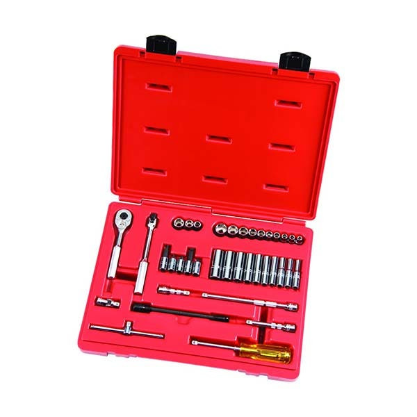 PROTO - 1/4" Drive Combination Socket Set, 37 Pieces