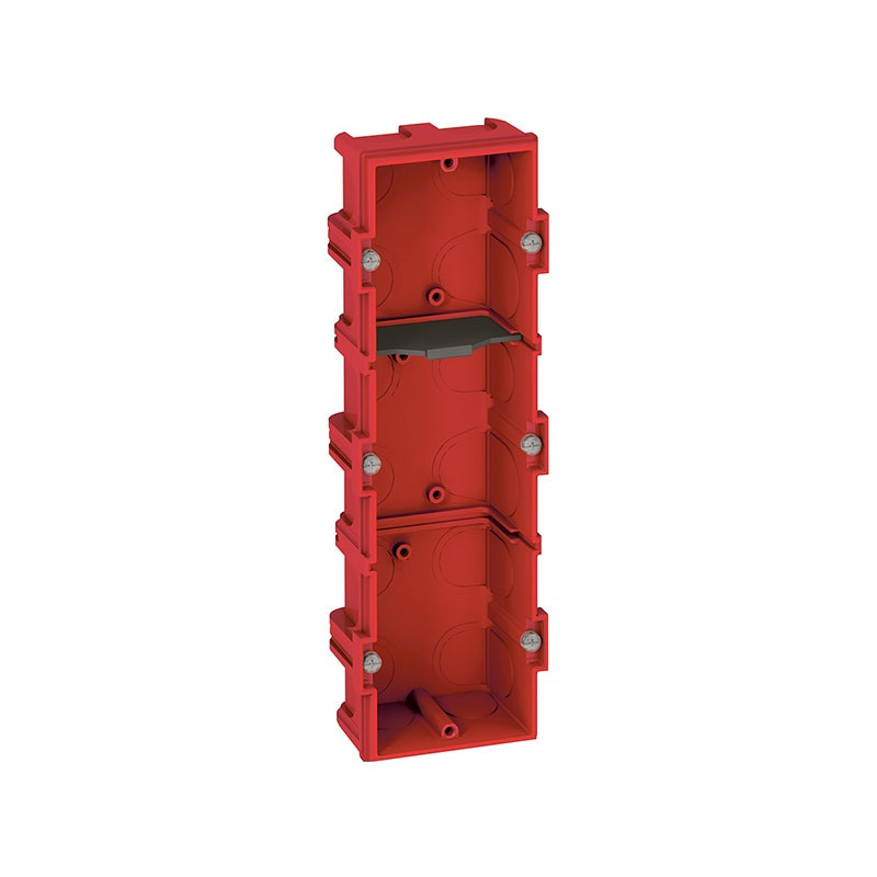 LEGRAND - Flush Mounting Box Batibox, 3 Gang, 6/8 Modules, Depth 40mm, Masonry