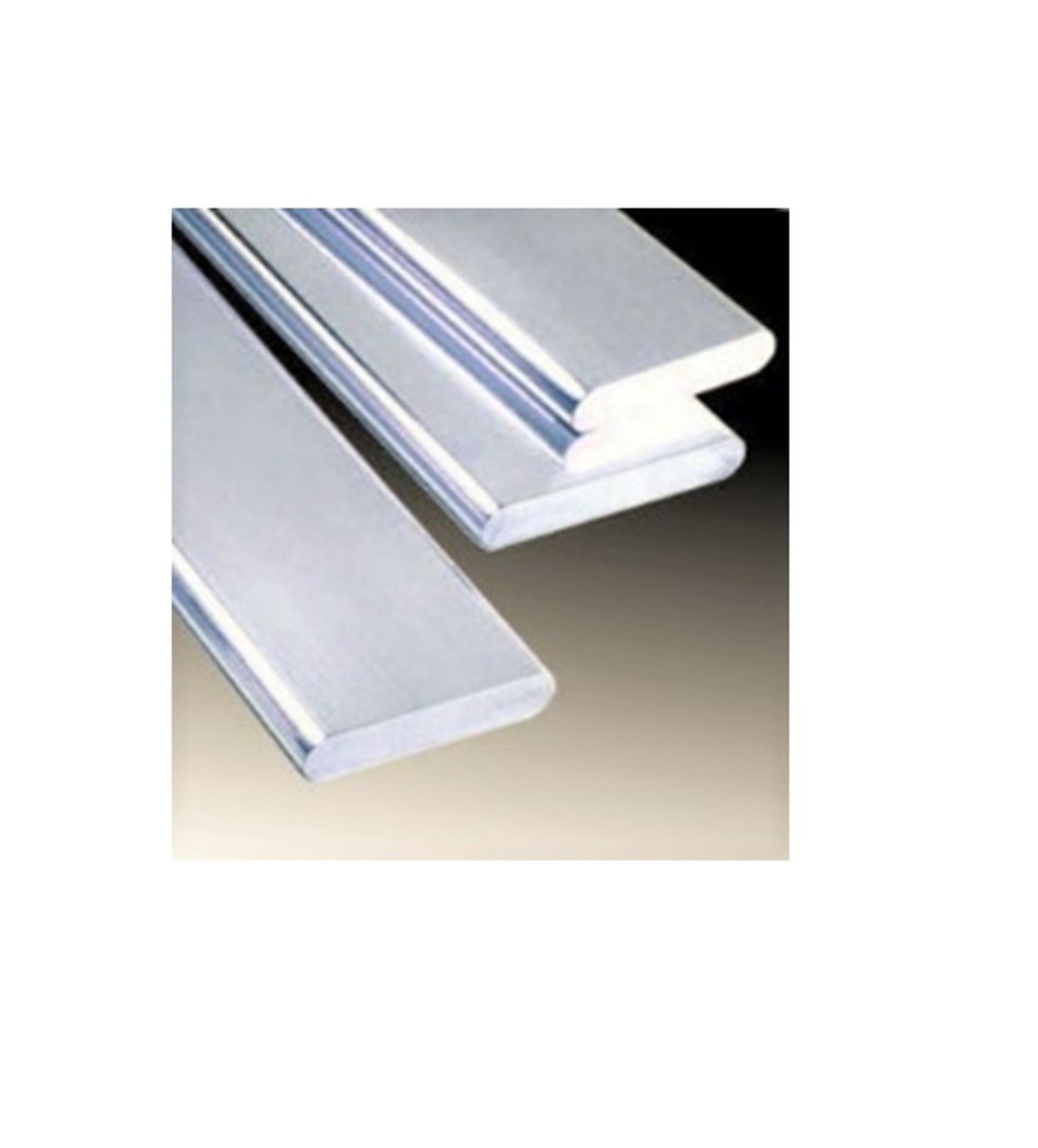 BAHRA BUSBAR - Tinned Copper Bar, 120x10mm, 4 Meters Length, Semi-Circular Edge
