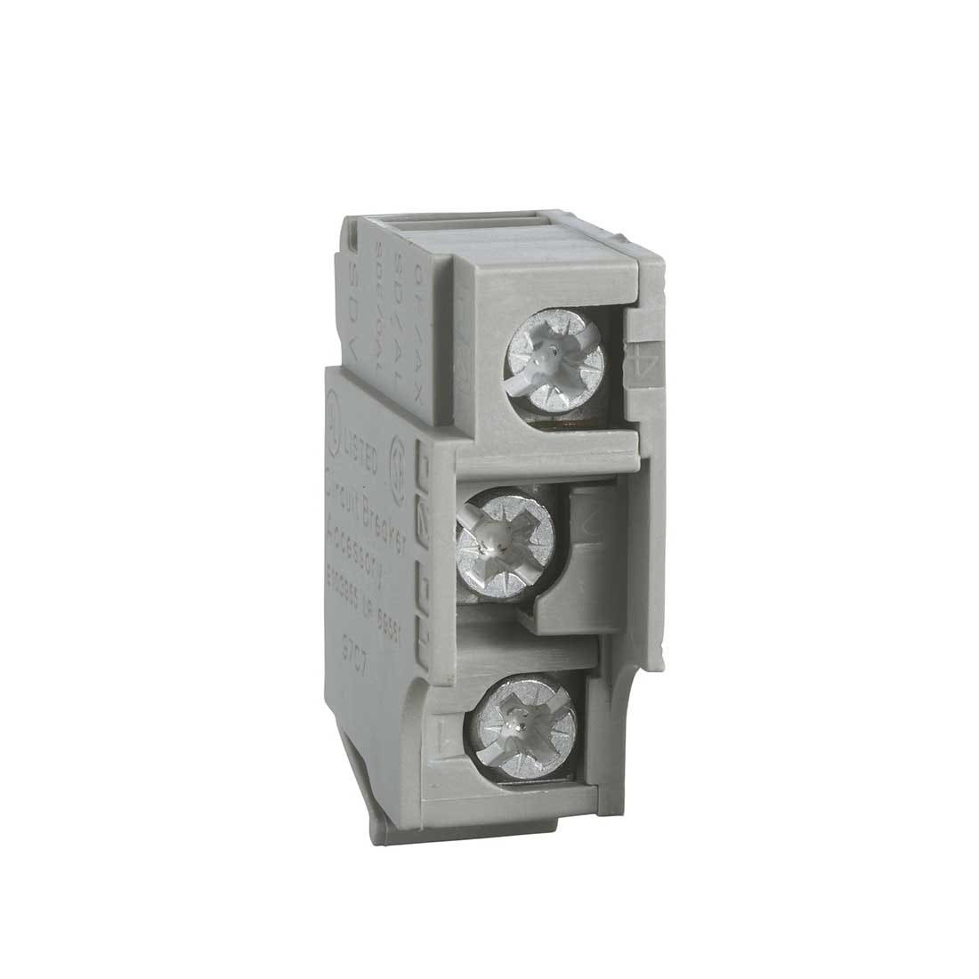 SCHNEIDER - Auxiliary Contact Block, Tesys GV5, GV6, GV7, 1 C/O Standard