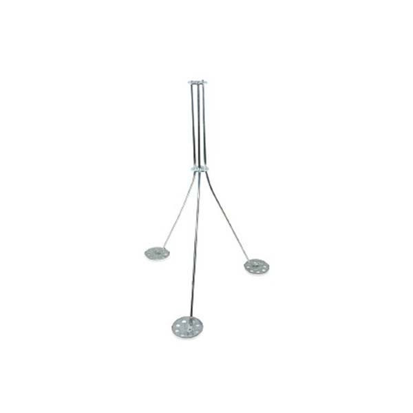 BAHRA EARTHING - Air Terminal Square Support Frame, 16mm Dia for 1 Meter Range Rod