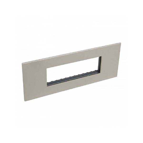 LEGRAND - Plate Arteor, BS, Square, 6 Modules, Champagne