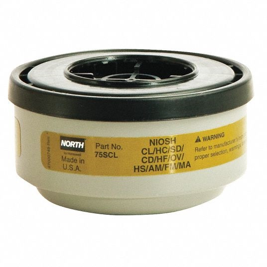 N series cartridge for gases/vapors protection (NIOSH standard)