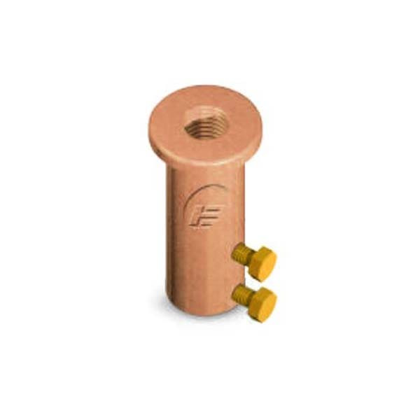 BAHRA EARTHING - Air Rod to Conductor Coupling for Connecting Stranded Conductor, 50-70 Sq.mm, 16mm, M16