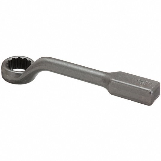 Striking Wrench, Head Size 2 3/16 in, Overall Length 13 in, 45° 1APH1